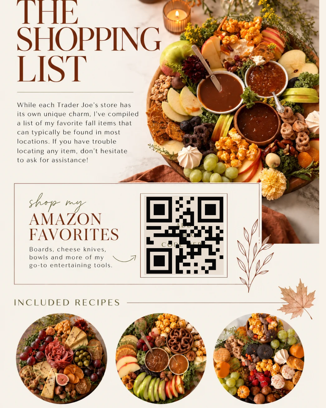 The Fig & Fromage Guide to Trader Joe’s Autumn Hosting